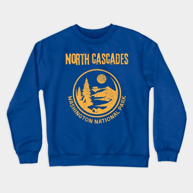 North Cascades National Park Washington Crewneck Sweatshirt by soulfulprintss8